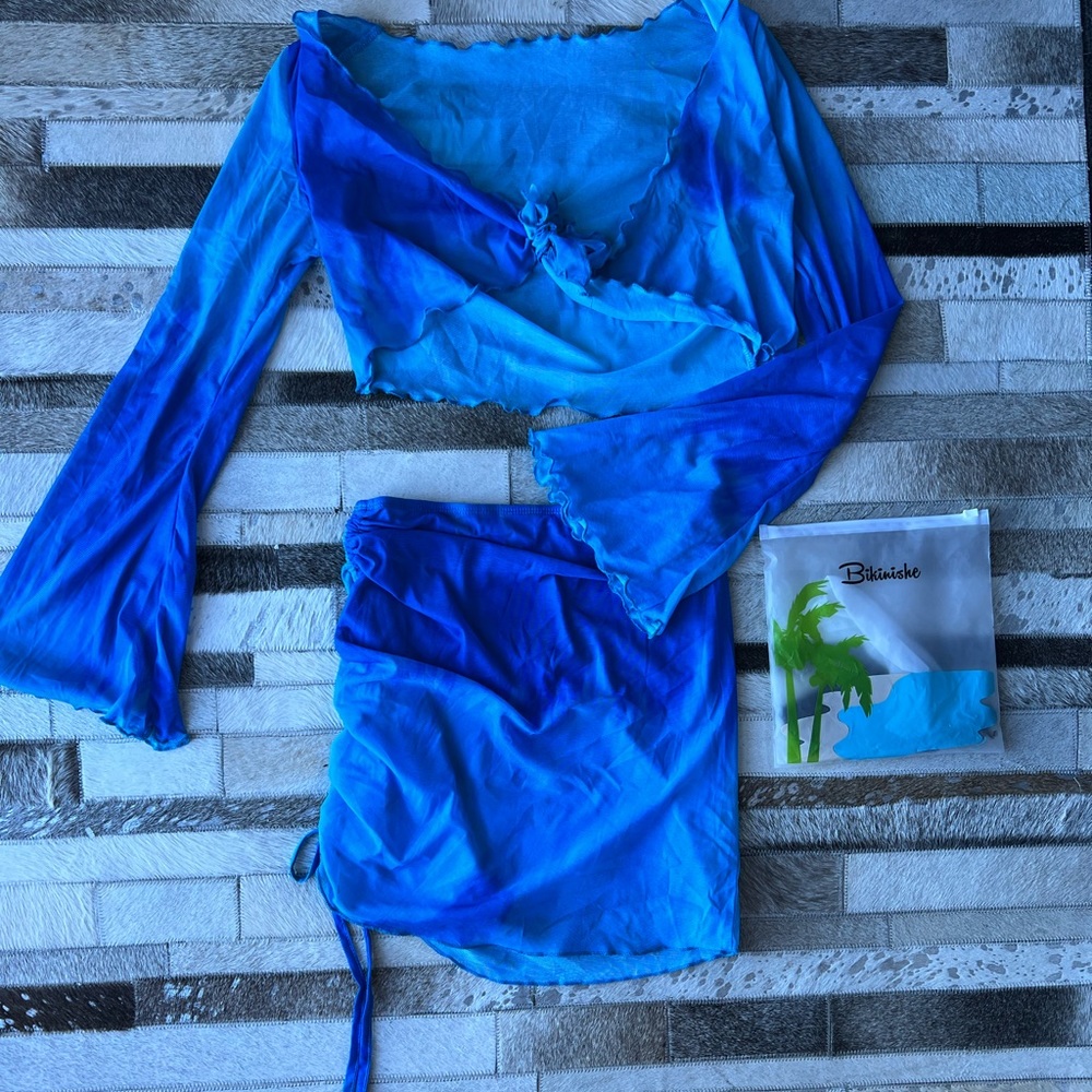 Bikinishe Beach two piece coverup